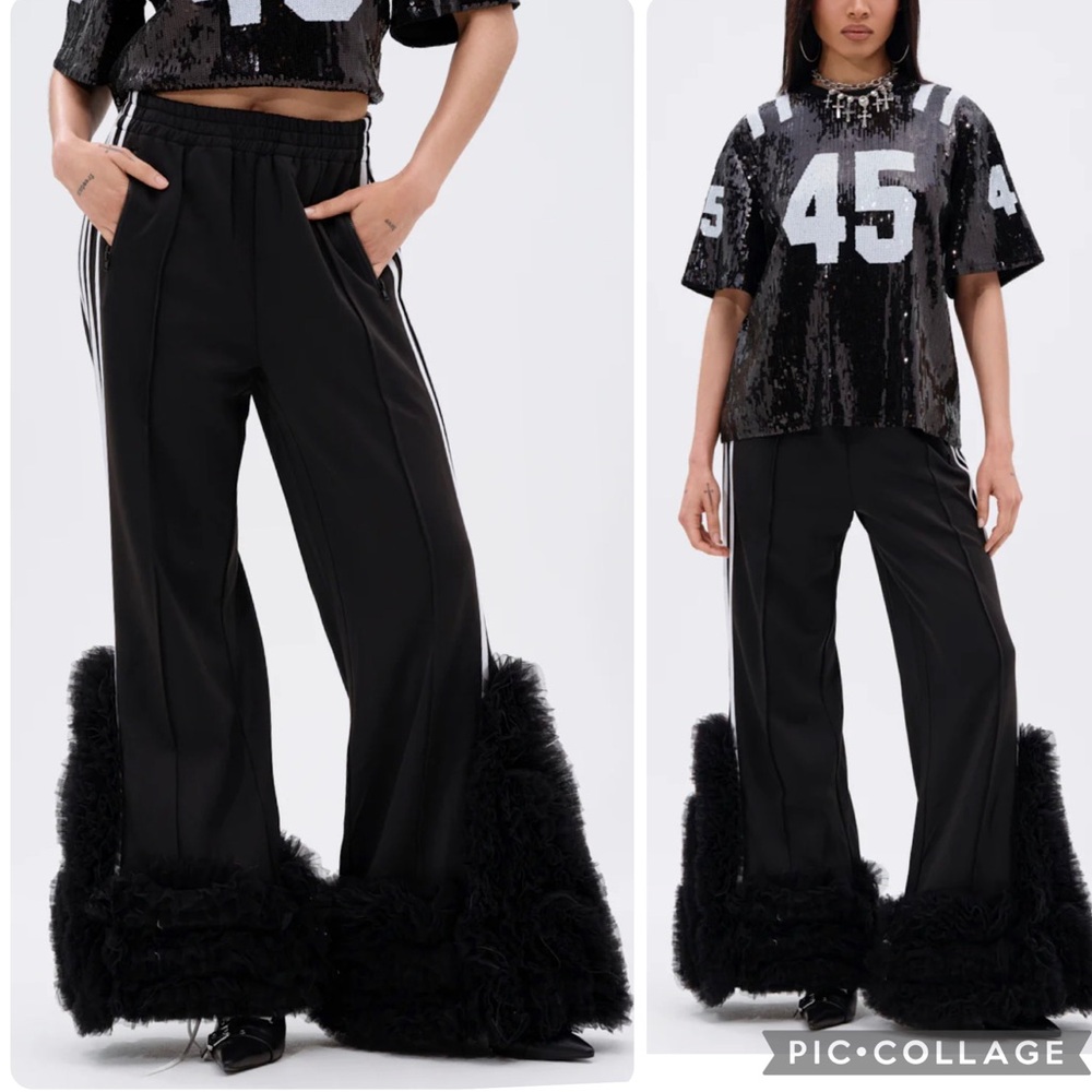 NEW! WOMEN’S AKIRA FASHION TULLE TRACK PANTS